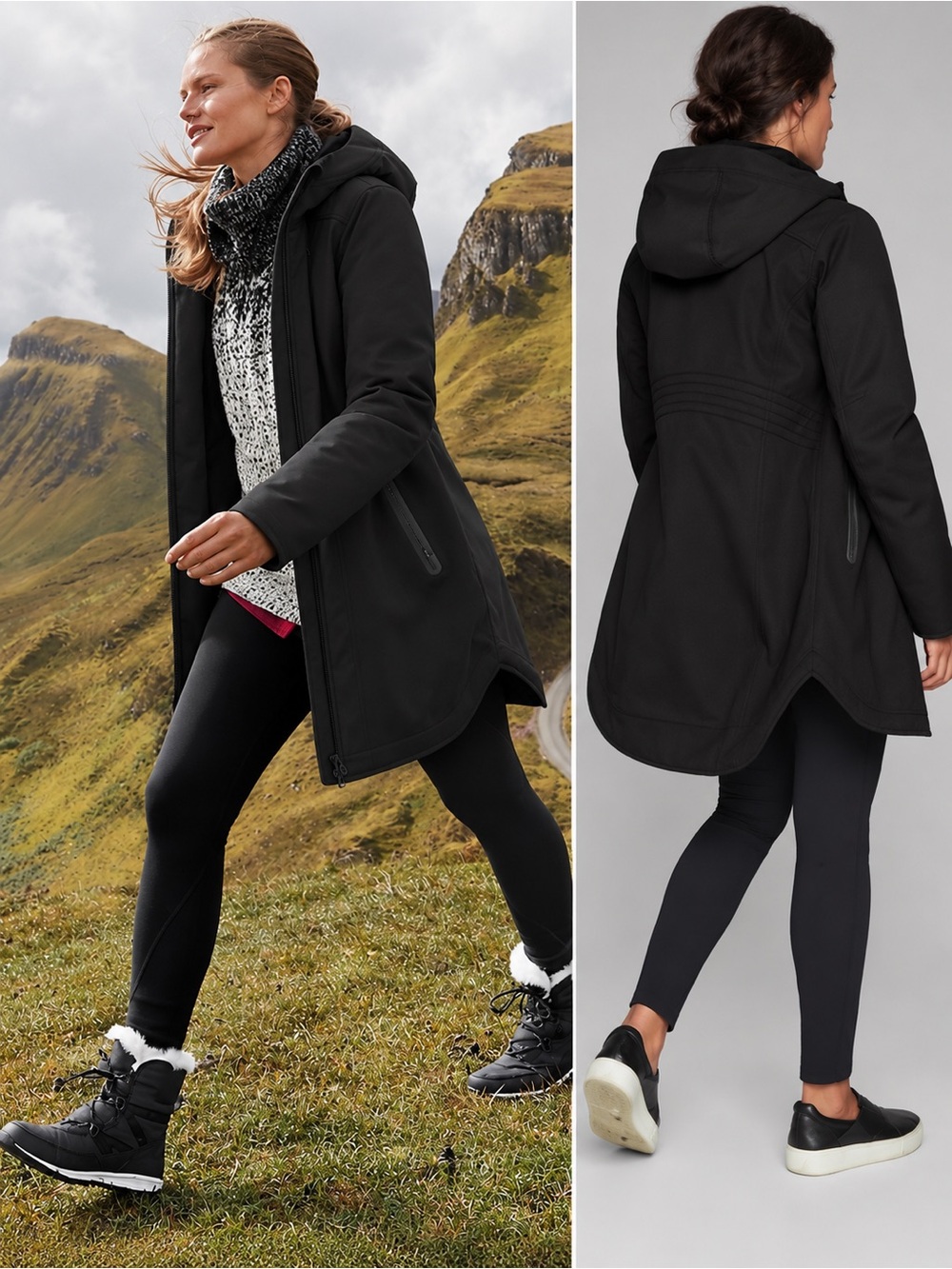 EUC Athleta Cascades Parka Large